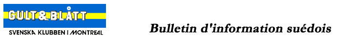 Gult & Bltt - Bulletin d'information sudois