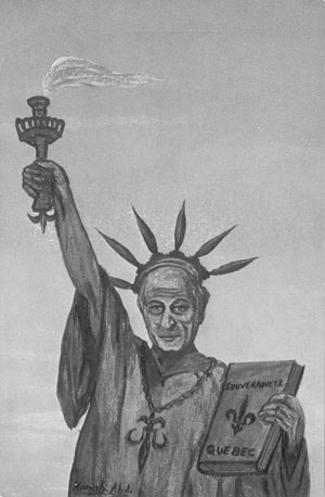 Ren Lvesque - Statue de la Souverainet