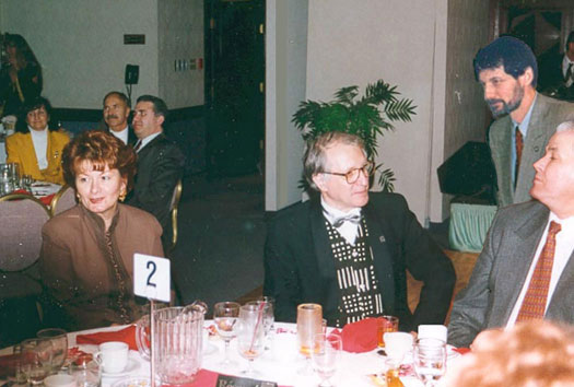 Consul Table at the Crown Plaza Hotel