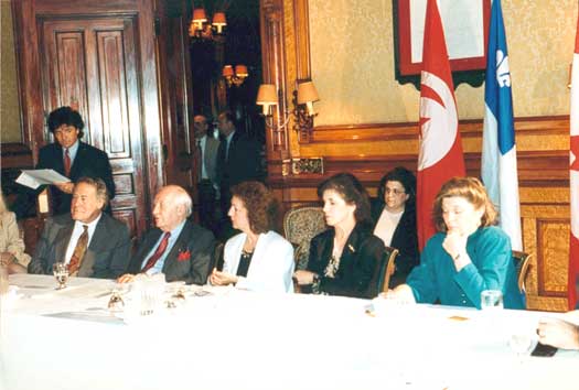 Honor Guests of Alliance Canada-Tunisia