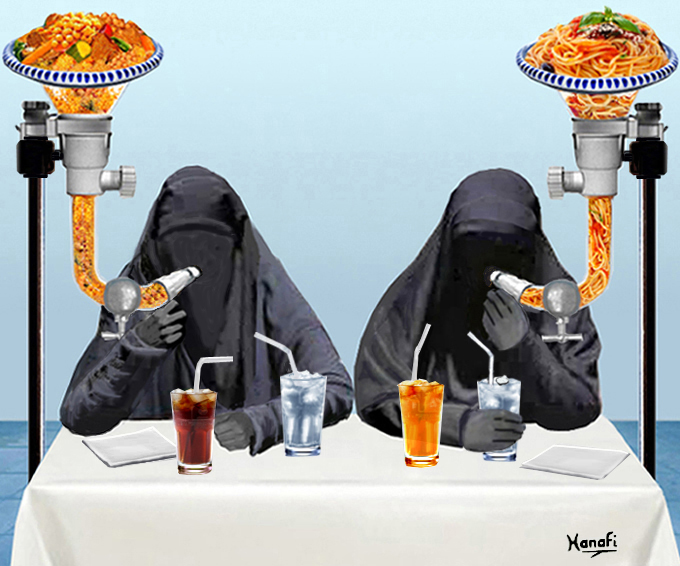 Restaurant pour les niqabes