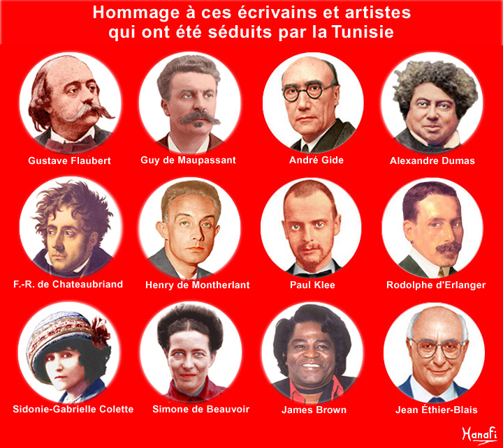 Hommage  ces crivains et artistes qui ont t sduits par la Tunisie